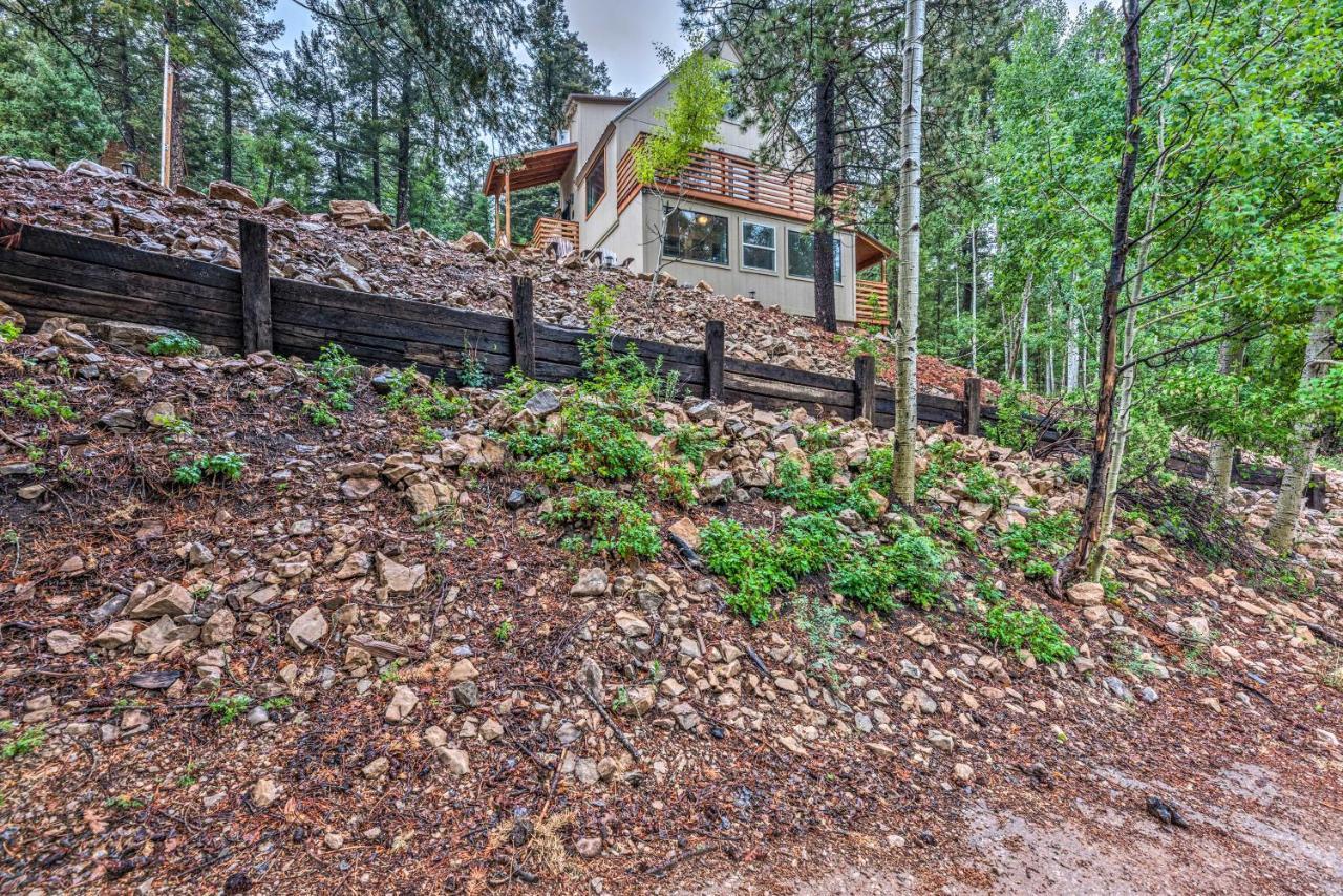 On The Rocks - A Modern Home With Decks And Views Cloudcroft Exteriör bild