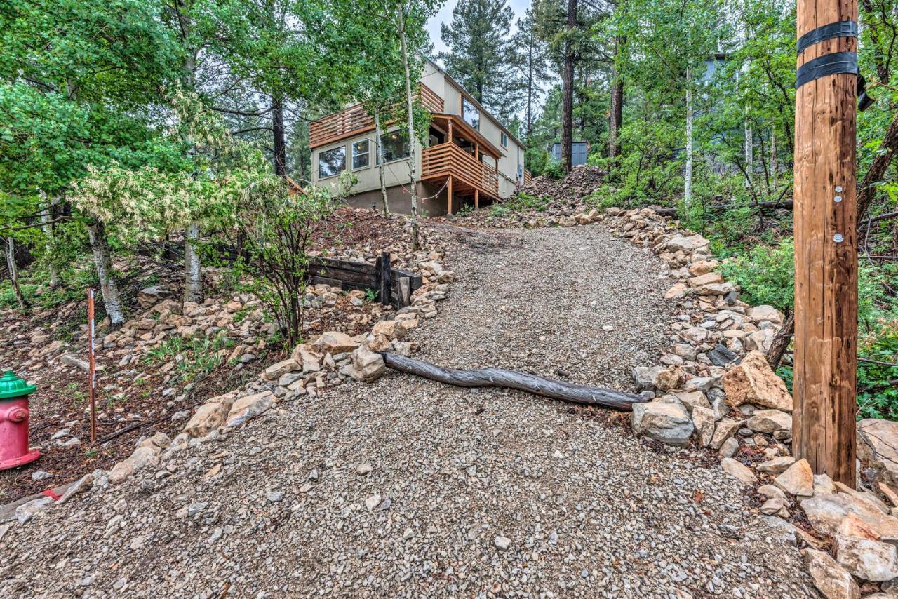On The Rocks - A Modern Home With Decks And Views Cloudcroft Exteriör bild